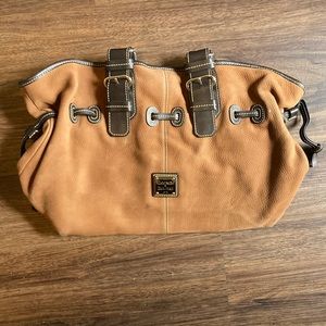 Dooney & Bourke purse bag leather suede